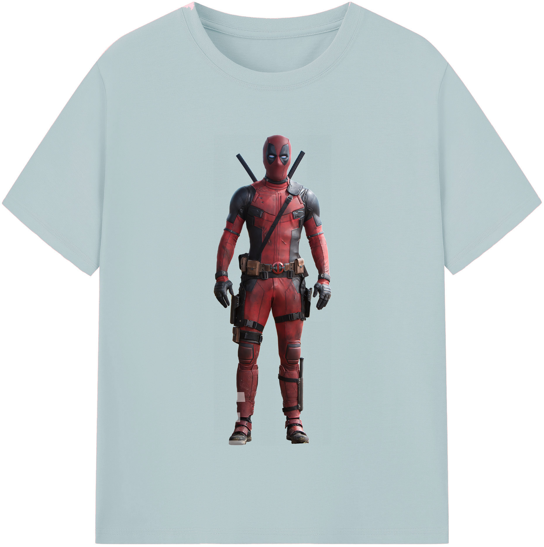 （画像用） Deadpool デッドプール 綿100％半袖Tシャツ（フロントプリント）
